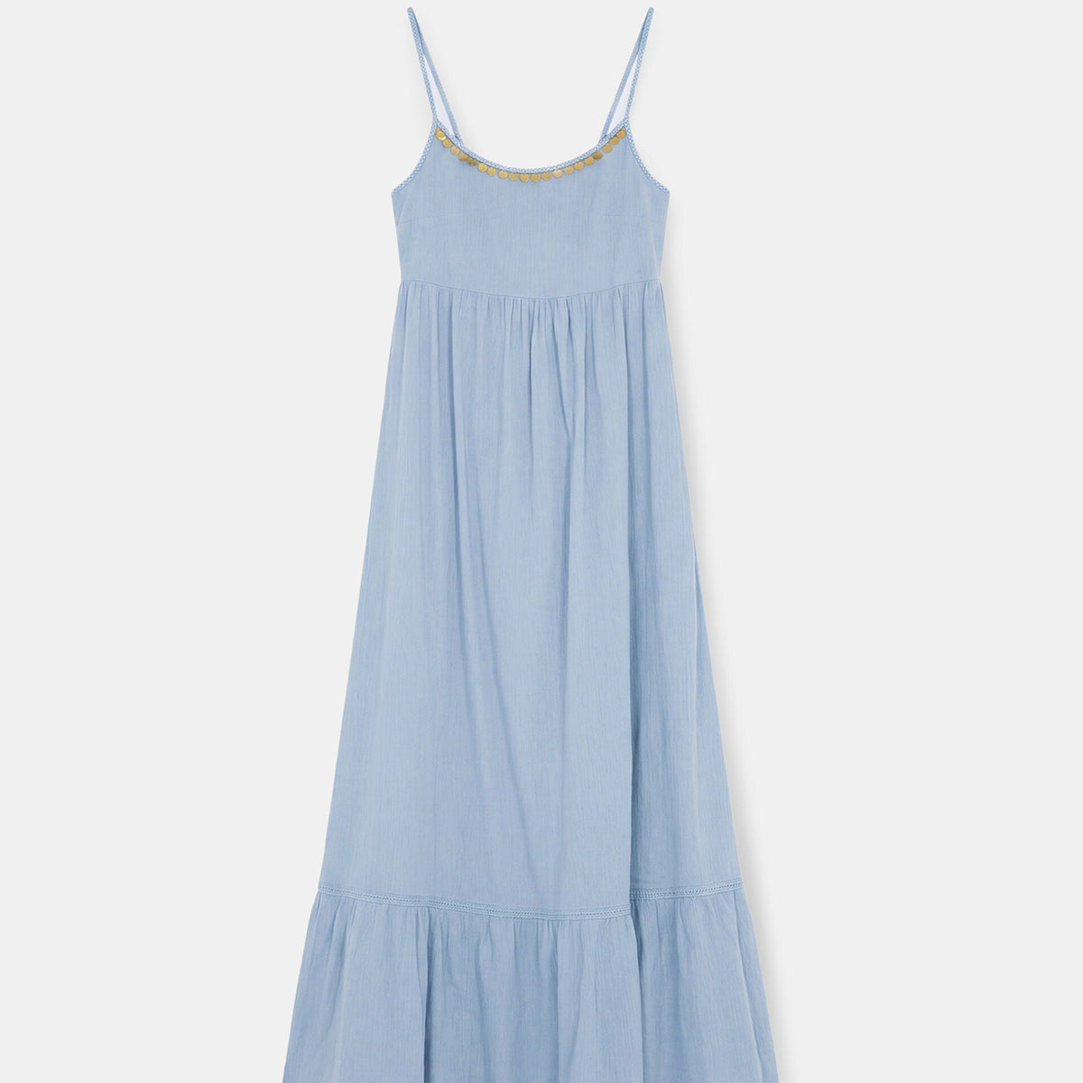 Embellished Sleeveless Maxi Dress